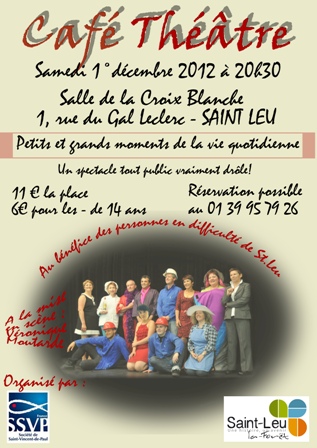 cafe theatre du 1er décembre 2012