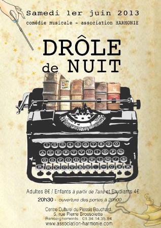 DROLE DE NUIT de l'association HARMONIE