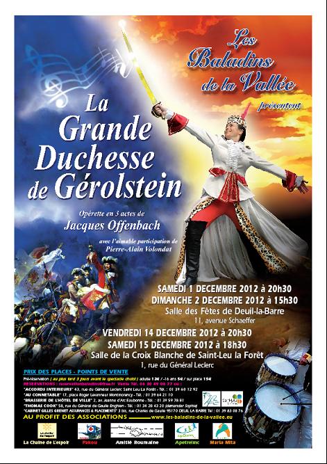 La Grande Duchesse de Gérolstein d'Offenbach