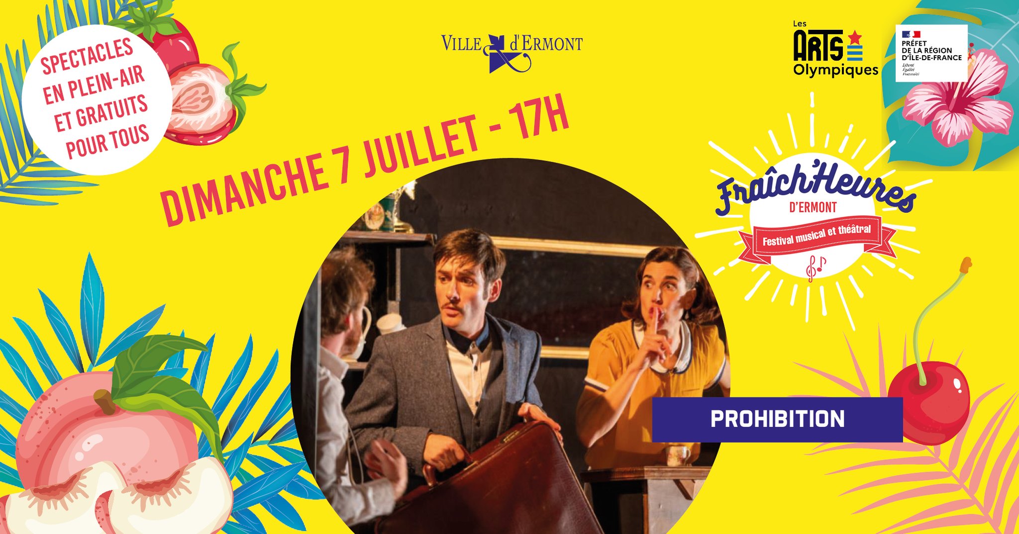 Théâtre plein air - Prohibition - Ermont le 7 juillet 2024 