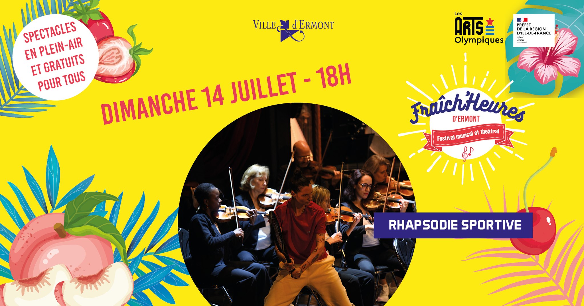 Concert Orchestre Divertimento - Fraich'heures Ermont - 14 juillet 2024