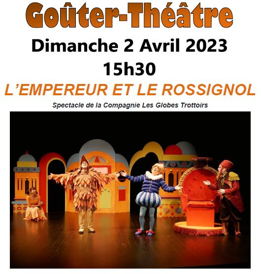 Goûter théâtre L'empereur et le rossignol
