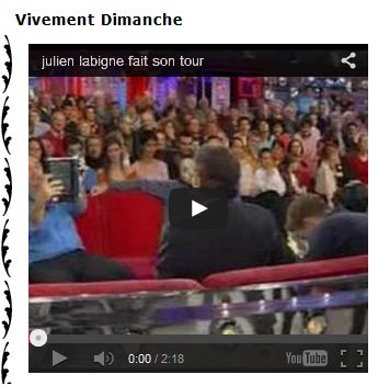 JULIEN LABIGNE SUR FRANCE 2
