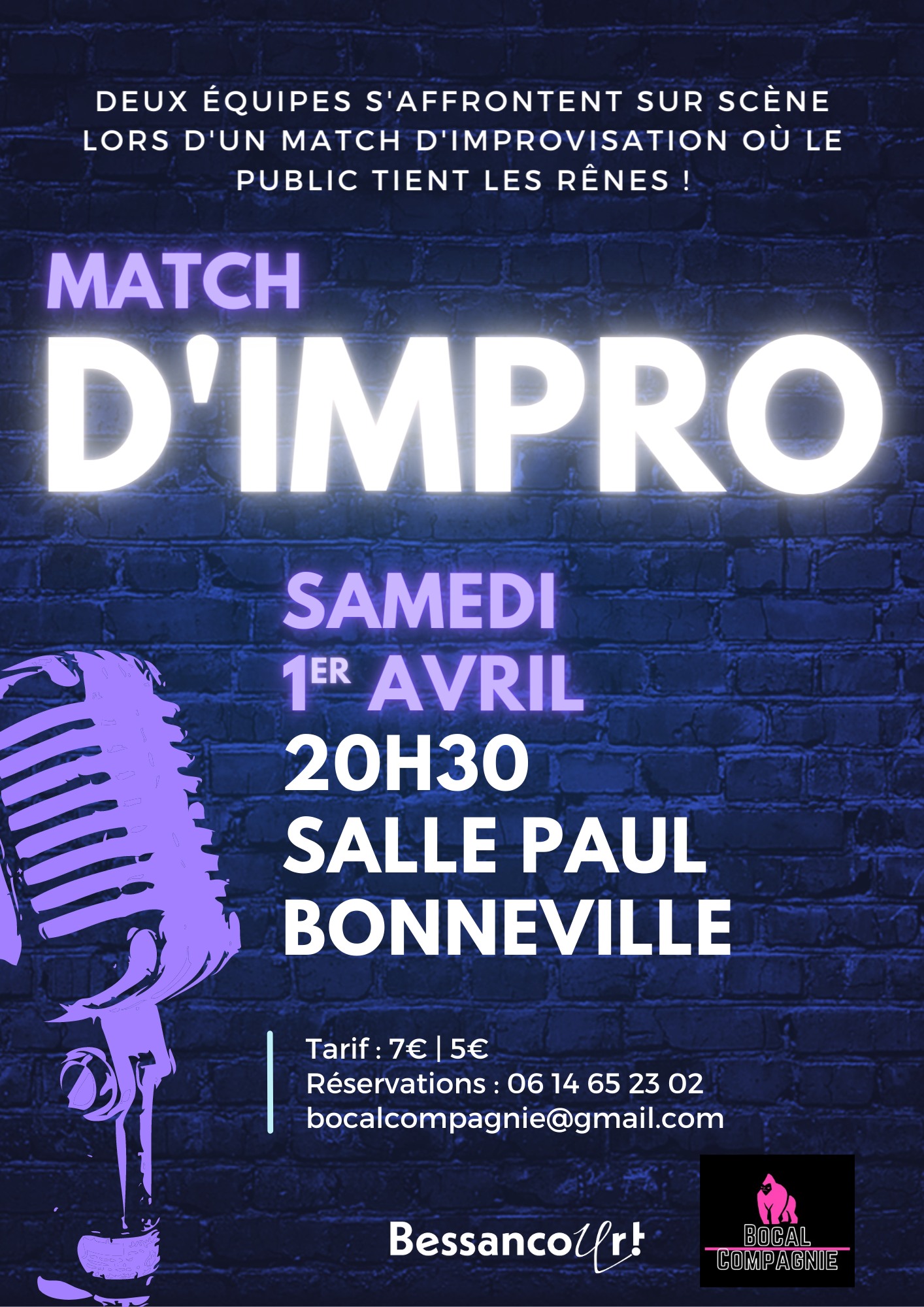 Match d'impro - Bessancourt 1er avril 2023