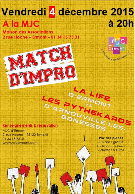 MATCH D'IMPRO à ERMONT