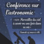 Conférence sur l'astronomie par Emmanuel Beaudoin (festival Les couleurs du Plessis)