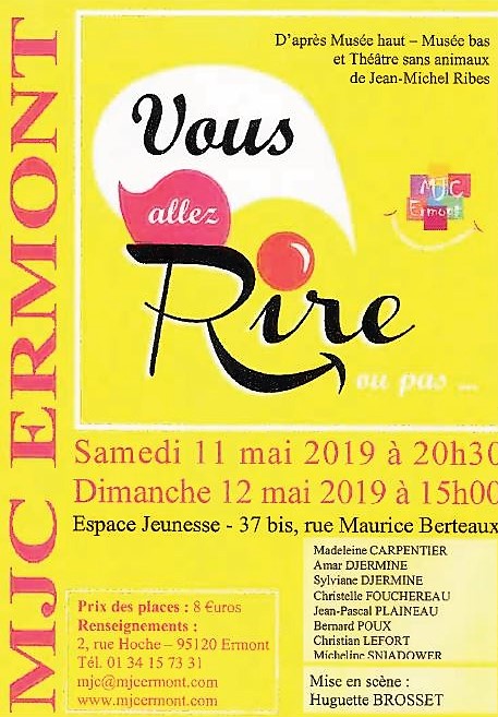 Théâtre VOUS ALLEZ RIRE 