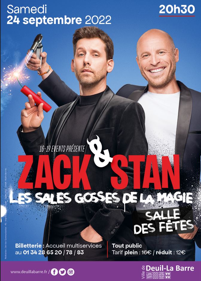 SPECTACLE Zak et Stan